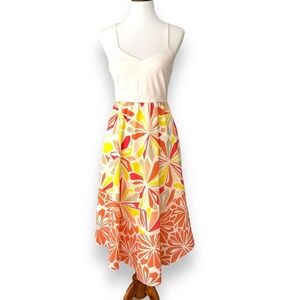 Hutch A-Line Multicolor Floral Stretch Twofer Sundress Size Small